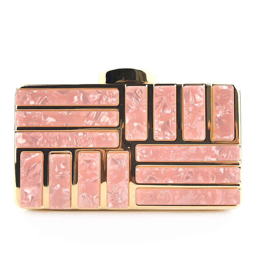 Gold Acrylic Clutch Bags For Women 2019 New Shoulder Bag Fashion Gold Acrylic Clutch Bags For Women 2019 New Shoulder Bag Fashion